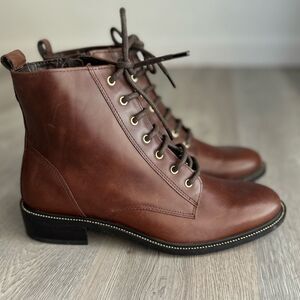Carvela Spike Dark Brown Boots New 40